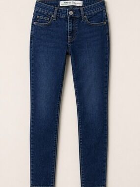 Gap 1969 True Skinny High Rise Blue Jeans Size 29L high waist stretch flattering
